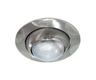 Встраиваемый светильник Feron 156 R-50 титан серебро